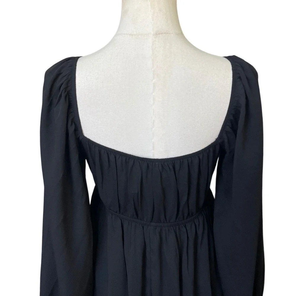 Princess Polly Y2K Babydoll Fairy Grunge Mini‎ Dress Size 4 NWT Whimsigoth Sheer